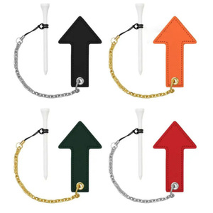 Outdoor PU leather <b>golf</b> club peg covers, magnetic peg holders to prevent loss, TEE <b>golf</b> practice accessories. - Product Image 2