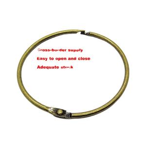 Anneaux de reliure en métal EWANG Bronze de 2,5 pouces pour classeurs à feuilles mobiles et cartes d'indexation - Product Image 1