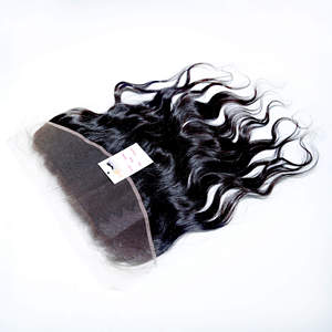 ผู้จำหน่ายผมต่อแบบโปร่งใส HD คุณภาพสูงชนิด Swiss Lace Frontal Closure  จัดเรียงเกล็ดผมอย่างดี ผมแท้จากอินเดีย - Product Image 5