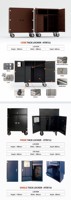 Armoire de rangement extérieure robuste en acier pour équipement équestre, style moderne et personnalisé