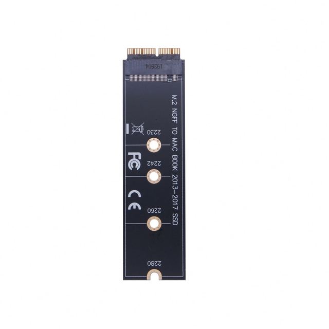 NVMe PCIe M.2 to 2013 2014 2015 Pro SSD Adapter Supports 2280 PCIe X4/X2 Protocols Stock MCA501 90 Days Warranty