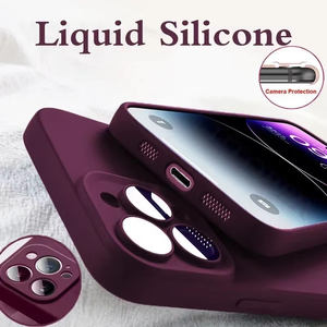 Ufficiale 16 custodie per telefono <span class=keywords><strong>in</strong></span> <span class=keywords><strong>Silicone</strong></span> tinta unita per <span class=keywords><strong>IPhone</strong></span> 16 e16 15 14 13 Pro Max 15 Plus <span class=keywords><strong>Cover</strong></span> di protezione anticollisione - Product Image 2