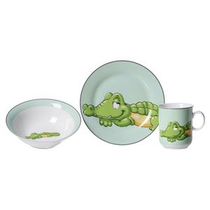 Vajilla Infantil Ritzenhoff & Breker Happy Zoo Cocodrilo, Juego de 3 Piezas para Niños - Product Image 1