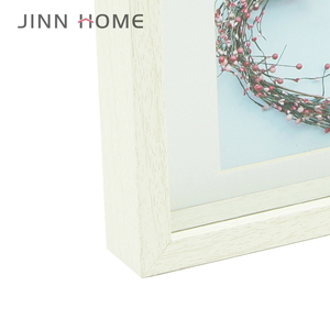 Jinn Home 4X6 Marco <span class=keywords><strong>de</strong></span> <span class=keywords><strong>fotos</strong></span> blanco mate Marco <span class=keywords><strong>de</strong></span> madera Clip <span class=keywords><strong>de</strong></span> corazón personalizado Imagen - Product Image 3