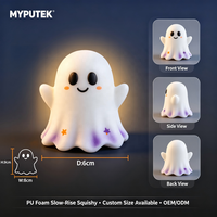 Nouvelle décoration fantôme souple en mousse PU pour événements et scènes d'Halloween