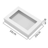 Boîte en carton ondulé personnalisée pour cadeaux, bougies, pâtisseries, aliments pour bébés, pliable, à emporter, jetable, avec laminage mat