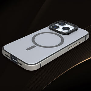 Vente en gros de coques de téléphone en alliage d'aluminium de luxe personnalisées, coque de téléphone en métal, coque de téléphone en métal pour iPhone 14 - Product Image 1