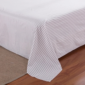 Wholesale Cotton Flat <strong>Sheet</strong> for <strong>Bed</strong> Sleeping Therapy Safest Grounding Cord Adapter <strong>Small</strong> Stripe Design-Hospital Approved <strong>Sheets</strong> - Product Image 3