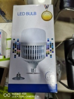 Ampoule LED en aluminium haute puissance 30W-200W E27/E40 10000K avec télécommande, lampe LED d'intérieur