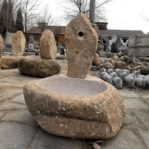 Lavabo WC bagno lavabo da appoggio lavabo in pietra intagliata lavabo lavabo - Product Image 3