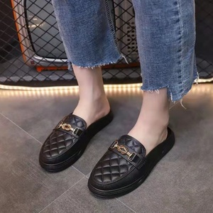 Women's Stylish Korean-Style <b>Square</b> Toe Slip-On Mules Soft-Soled Beach Sandals <b>Adjustable</b> Strap Cotton Lining for Students - Product Image 6