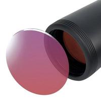 Télescope métallique Zoom HD 12x50 haute puissance avec prisme Porro BAK4 FMC, revêtement rouge, mise au point centrale, observation des oiseaux