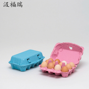 Cartón para Huevos Vacío, Biodegradable, <span class=keywords><strong>Reciclado</strong></span>, <span class=keywords><strong>de</strong></span> Pulpa <span class=keywords><strong>de</strong></span> Papel Moldeada, 6/8/10/12/15 Unidades, Tamaños Personalizables, Multiimpresión - Product Image 4