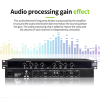 Égaliseur de signal professionnel pour système audio de scène, processeur mono/stéréo 2/3 voies, distributeur de signal pour performance DJ