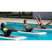 Venta al por mayor inflable Aqua agua flotante piscina de agua Fitness Mat colchón de aire flotante