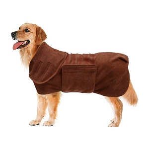 Asciugamano per cani di lusso personalizzato fornitori di cappotti accappatoio per gatti accappatoio asciugamano da bagno asciugamano da bagno in microfibra morbido Super assorbente accappatoio per animali domestici asciugatura - Product Image 5