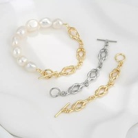 Anneaux, tiges et fermoirs ronds en acier inoxydable - Placage et pierres personnalisables pour bracelets, colliers et autres bijoux DIY