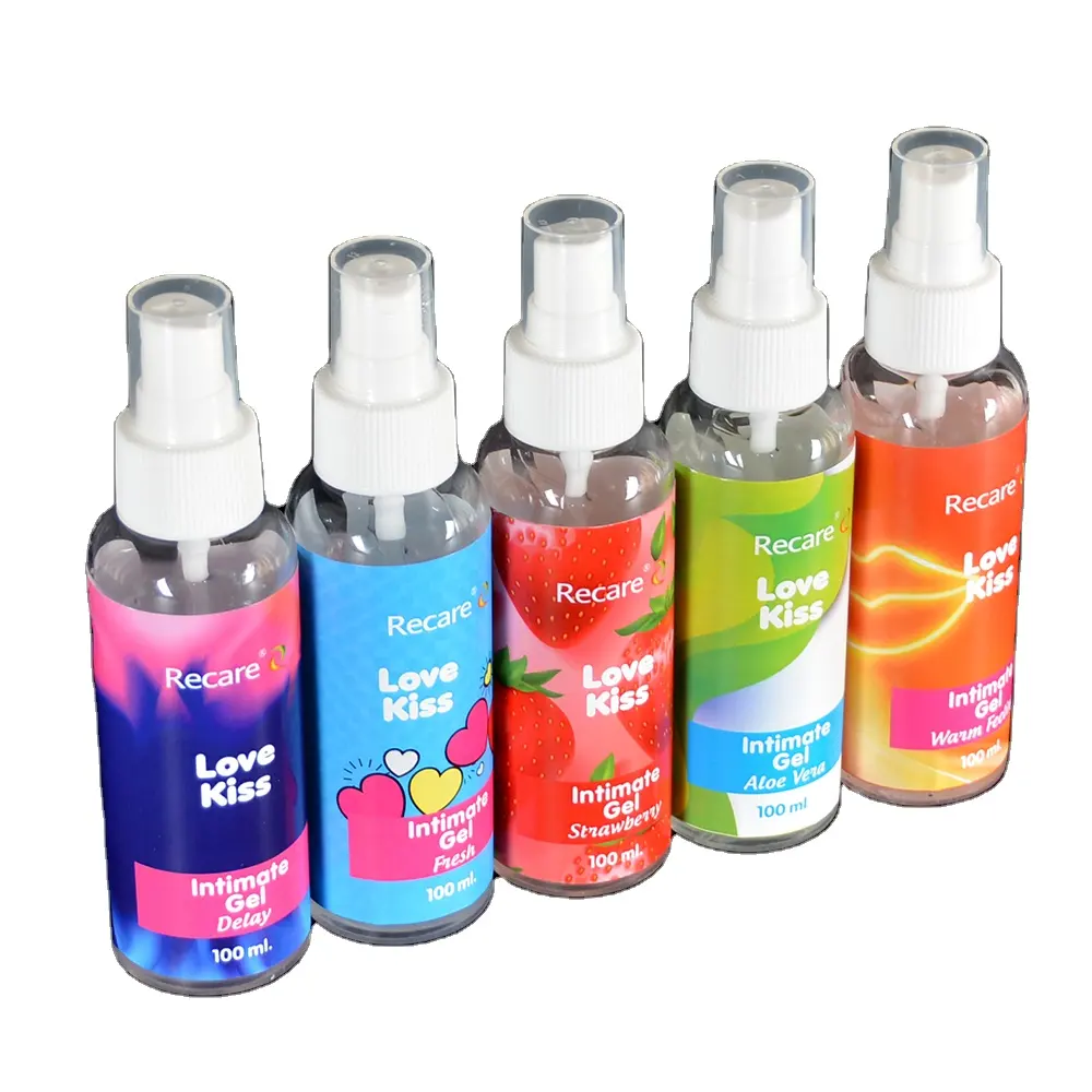 100 ml loại khác nhau khuyến mãi tùy chỉnh mẫu miễn phí tình dục con người cá nhân chậm trễ lubricantes sexuales