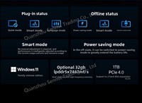 Ordinateur portable XIAOMI AI Redmi Book 14 2026, processeur Intel Core Ultra, écran 2.8K 14 pouces 120Hz, Ultra 5 125H / 32 Go / 1 To, ordinateur portable professionnel