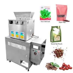 Machines automatiques multifonctions d'assaisonnements de sel, de bouillie, de granulés de riz et de céréales en sachet chaud avec code de date