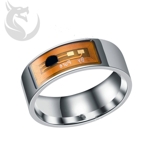 Anillo Inteligente NFC de Acero de Moda de Proveedor Chino, Etiqueta NFC para Teléfonos Inteligentes, Regalo de AÑO NUEVO, Incluye Reloj Despertador - Product Image 6