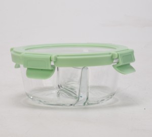 Contenitori in Vetro Rettangolari e Rotondi <span class=keywords><strong>per</strong></span> Alimenti con Scomparti, 330ml 540ml 863ml - Product Image 2