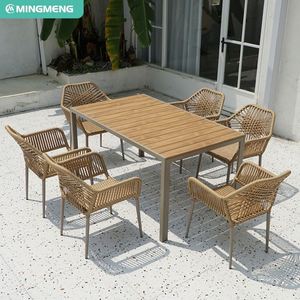 โต๊ะรับประทานอาหารวิลล่าและเก้าอี้ใช้สำหรับร้านอาหารโต๊ะและเก้าอี้สำหรับคาเฟ่สวนกลางแจ้งสำหรับร้านอาหาร - Product Image 2