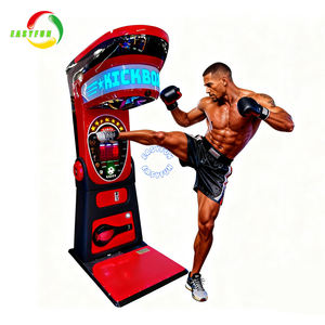 Boxer Arcade Machine Operado por monedas Punch Kick Strength Tester Dispositivo de juegos deportivos divertidos para entretenimiento de entretenimiento - Product Image 5
