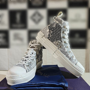 Chaussures décontractées de luxe B23 en cuir véritable de haute qualité avec motif imprimé, espadrilles de marche et de skateboard pour l'été - Product Image 4