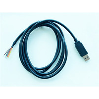 2026 KABEL OEM Baru 3.3 5V FTDI USB-RS232-WE-1800-BT-5.0, USB ke RS232 SERIAL, 1.8M, Ujung Kabel