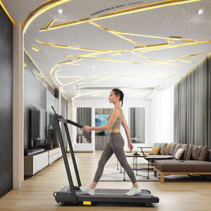 <span class=keywords><strong>Cinta</strong></span> de correr plegable con ruedas para un movimiento conveniente, función de inclinación automática, consola con pantalla táctil, altavoces incorporados - Product Image 1