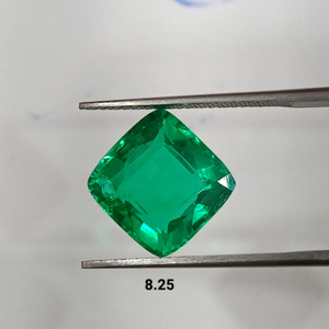 Esmeraldas Colombianas Cultivadas en Laboratorio, Corte Cojín, Color Verde, Gemas Sueltas de Calidad Premium para Joyería, Venta al Por Mayor - Product Image 5
