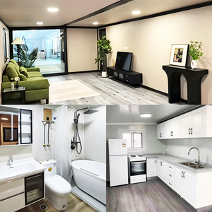บ้านคอนเทนเนอร์สำเร็จรูปขนาด 20 ฟุต 40 ฟุต แบบขยายได้ มาตรฐานท้องถิ่น สำหรับขาย บ้านวิลล่าหรูสำเร็จรูป 2 ห้องนอน บ้านเคลื่อนที่แบบพกพา - Product Image 6