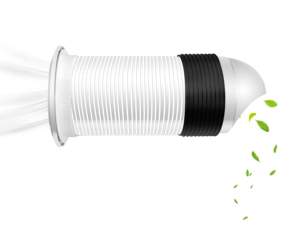 Ventilateur de ventilation mural mobile électrique 8 AC silencieux, dispositif <span class=keywords><strong>d</strong></span>'air frais en plastique pour maison et toilettes, OEM ODM - Product Image 3