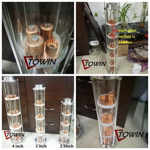 Plaque à bulles en cuivre rouge finition miroir/satiné de 2, 3, <span class=keywords><strong>4</strong></span>, 6, 8, 10, 12 pouces pour distillateur d'alcool et colonne de distillation - Product Image 5