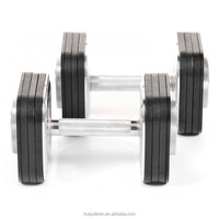 Kettlebell en acier carré d'haltères et d'haltères réglables avec logo personnalisé pour la salle de sport Fitness exercice acier durable et galvanisé
