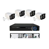 Caméra CCTV sans fil Going Tech 1080p 4CH pour l'extérieur avec vision nocturne et options de stockage de données Tuya App NVR