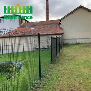 Nhà Máy Giá Dễ Dàng Lắp Ráp Bền Vững Sử Dụng Chuỗi Liên Kết Trang Trại An Ninh Hàng Rào Mạ Kẽm Nhúng Nóng Kim Loại Khung 3D Mô Hình - Product Image 3