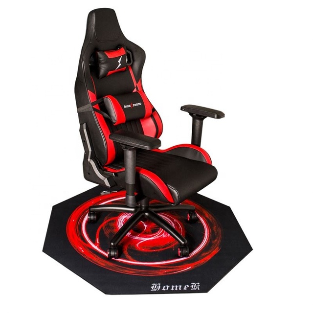 Heated Office Standing E-Sport Gaming Desk Chair Floor Mat for Carpet