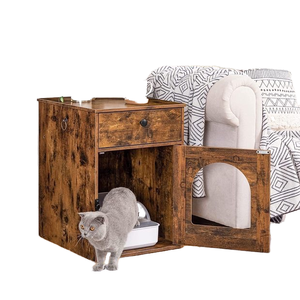 맞춤형 목재 앤티크 애완동물 캐비닛 수납장 거실 소파 사이드 테이블 및 침실 나이트스탠드 신제품 - Product Image 1