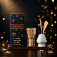 JIAHUI Ensemble de thé Matcha avec fouet en bambou Chasen décoratif de qualité supérieure et pendentif, vente en gros, logo personnalisé, FDA, Noël
