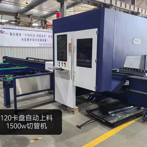 PFT-6012 3kw Carbon Stainless Steel Aluminum Tube Semi-automatic Feeding <strong>Laser</strong> Pipe <strong>Cutting</strong> <strong>Machine</strong> Price for Sales