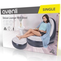 Ensemble de canapés gonflables Avenli 125cmx100cmx85cm – Vente en gros usine – Chaise longue gonflable moderne – Ensembles de canapés-lits gonflables