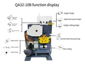 Cơ khí đa chức năng tấm kim loại Máy chế biến kết hợp đấm và cắt thiết bị - Product Image 2