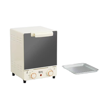 Four à convection électrique 15L multifonction, mini-four grille-pain, friteuse à air chaud, grill, en acier inoxydable, facile à nettoyer - Vente chaude