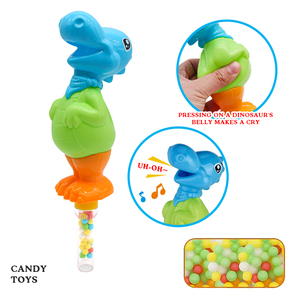 PLATO Cina Giocattoli Promozionali Divertenti Dinosauro Urlante in Plastica ABS con Caramella Dura, Confezione Multipla - Product Image 2