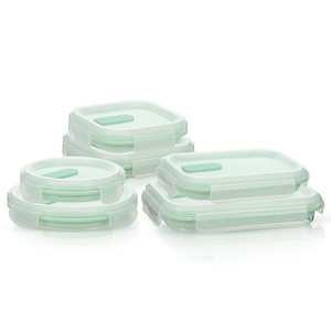 Oem Wholesale Outdoor Camping Travel Kids School Silicone Foldable <strong>Collapsible</strong> Bento Lunch Food Storage <strong>Container</strong> Box - Product Image 4