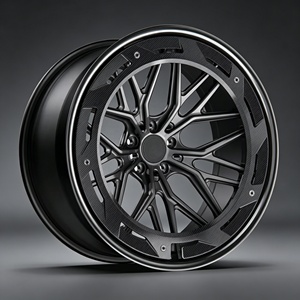 Nouvelles jantes forgées en fibre de carbone à déport profond 2 pièces, 20mm ET, 17 18 19 21 22, PCD 5x120 5x112 5x114.3 5X130 - Product Image 1