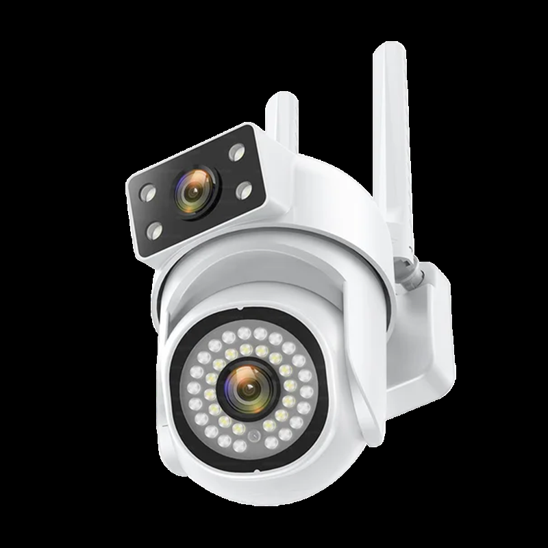 Недорогая горячая Распродажа V380Pro мини с двойным объективом 4MP PTZ WIFI камера с функцией слежения за человеком умный дом мониторинг IP сетевой камеры безопасности