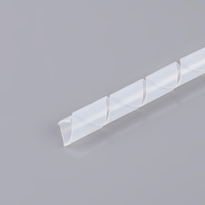 Manchons d'emballage en spirale de haute qualité et respectueux de l'environnement, 6mm, 8mm, 10m, 12mm, bandes d'emballage en spirale <span class=keywords><strong>électrique</strong></span> noir et blanc - Product Image 4